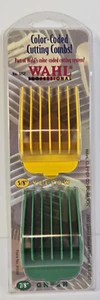 Wahl Professional 3212 Pettini da taglio con codice colore giallo #5 5/8" verde #7 7/8" - Foto 1 di 4