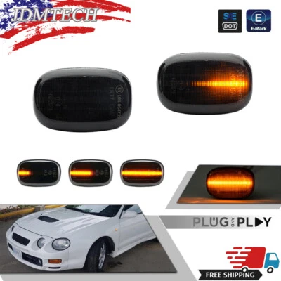 For Toyota Hilux Corolla Camry Prius Sequential LED Side Marker Signal lights 2x - Image 1 of 4