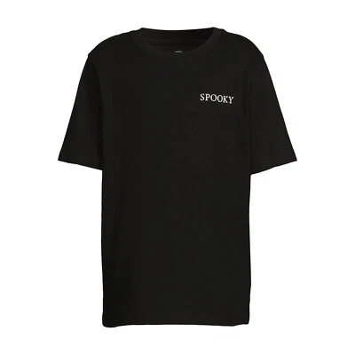 Wonder Nation Boys Short Sleeve Halloween Graphic T-Shirt Black Size M(8) - Image 1 of 4