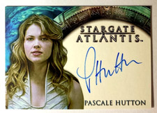 Stargate Atlantis Season 2 Autograph Card Pascale Hutton as First Officer