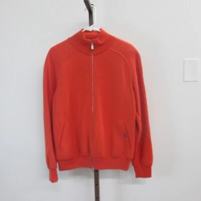 Geiger Women Orange 100% Wool Zipper Front Jacket Size XL - Image 1 of 2