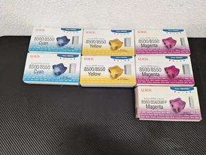 Genuine Xerox Phaser x6 8500/8550 Yellow Cyan Magenta, x1 8560 Magenta *NOS* - Picture 1 of 1
