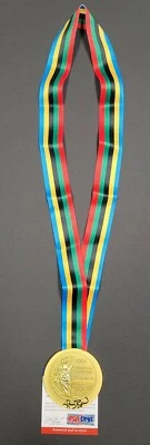LARRY BIRD Signed Autographed BOSTON CELTICS, 1992 Olympics Medal BARCELONA. PSA - Image 1 of 4