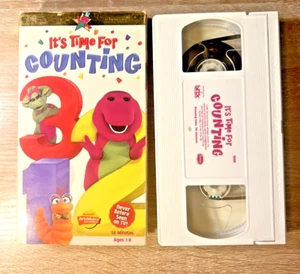 Barney It’s Time For Counting VHS Classic Collection 1997 Kids Learning RARE OOP - Bild 1 von 8