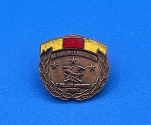 Vtg NRA National Rifle Association 3 million Members Membership Lapel Cap Pin - Picture 1 of 4