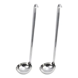 2Pcs 200cc≈6.76oz Soup LadleStainless Steel Ladles with Long HandlesKitchen A... - Picture 1 of 8