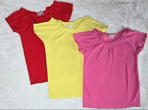 Camicie Bambina Prenatal Easy Chic Set di 3 Giallo, Rosa e Rosso Taglia 4/5 e 3/4 - Foto 1 di 10