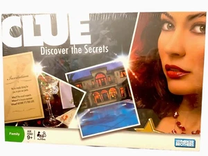 Clue Discover the Secrets Board Game 2008 Parker Bros Complete New Sealed - Picture 1 of 4