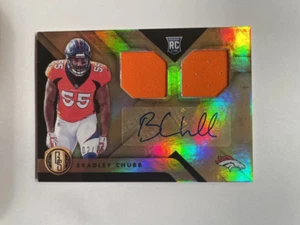 2018 Panini Gold Standard Jersey Double #02/75 Bradley Chubb #260 Rookie Auto RC - Bild 1 von 1