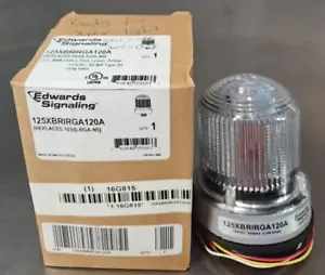 Edwards Signaling 125XBRIRGA120A Visual Signal Light (BIN435) - Picture 1 of 5
