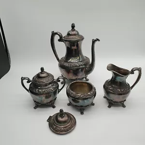 Vintage Rogers Bros Heritage Tea Set - Picture 1 of 18