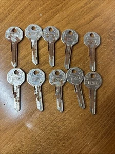Konvolut 10 Vintage NOS Curtis B40 Schlüsselrohlinge - Bild 1 von 2