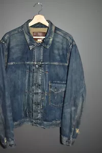 Chaqueta Denim & Supply Ralph Lauren Denim Tipo 1 Hebilla Trasera XL - Imagen 1 de 16