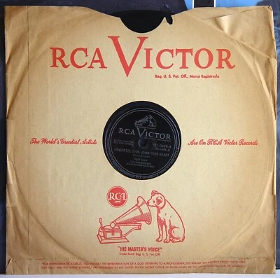 78 RPM 10" RCA Victor 21-0498 Hank Snow 1951 Unwanted Sign Heart / Your Locket - Image 1 of 4