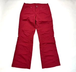 Kuhl Free Range Straight Leg Cargo Utility Pants Women 12 EUC Pockets Stretch - Picture 1 of 13