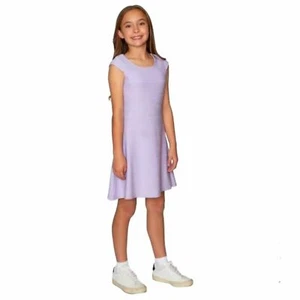 LOVE Ava & Yelly Preppy Purple A-line Skater Dress NWT Youth Girls S (7/8) Lined - Picture 1 of 6