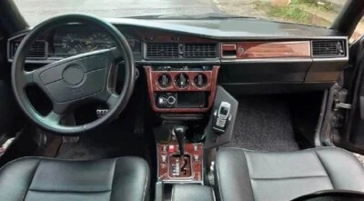 Cockpit Dekor für MERCEDES 190er  W201 Bj.1989-1993  Wurzelholz Design 24 tlg. - Bild 1 von 4