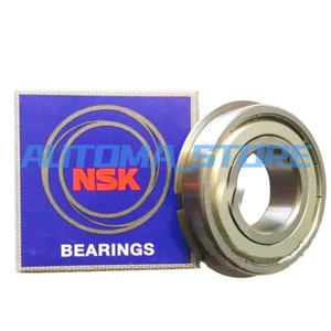 1PZ NUOVO NSK 6201 ZZNR Cuscinetto a scanalatura profonda con scanalatura ad anello a scatto 10x32x10mm #AM - Foto 1 di 4