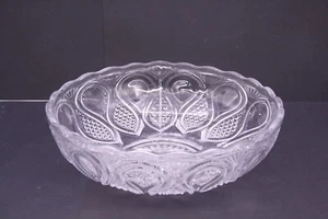EAPG Clear Glass 9" Bowl U.S. Glass No. 8018 Antique - Picture 1 of 13