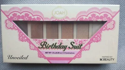 Set of 2 Joah Birthday Suit Eyeshadow JESP02 UNVEILED Color (6 eye shadow kit) - Image 1 of 2