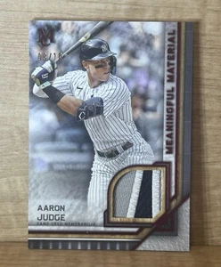 2023 Topps Museum Collection Meaningful Material Aaron Judge /10 #MMR-AJ YANKEES - Picture 1 of 2