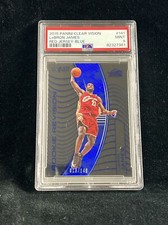 2015-16 Panini Clear Vision LeBron James Red Jersey Blue /149 PSA 9 #141 Low POP