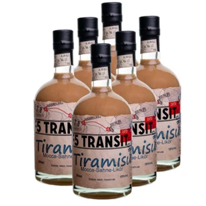 Tiramisu Likör 6x0.5l (16%Vol) 5579 Mocca-Sahne Kaffeelikör | 6 FL - Bild 1 von 9