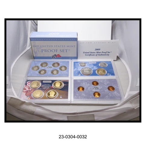 2009-S US Proof Set (18 Coins) b.	 Cover