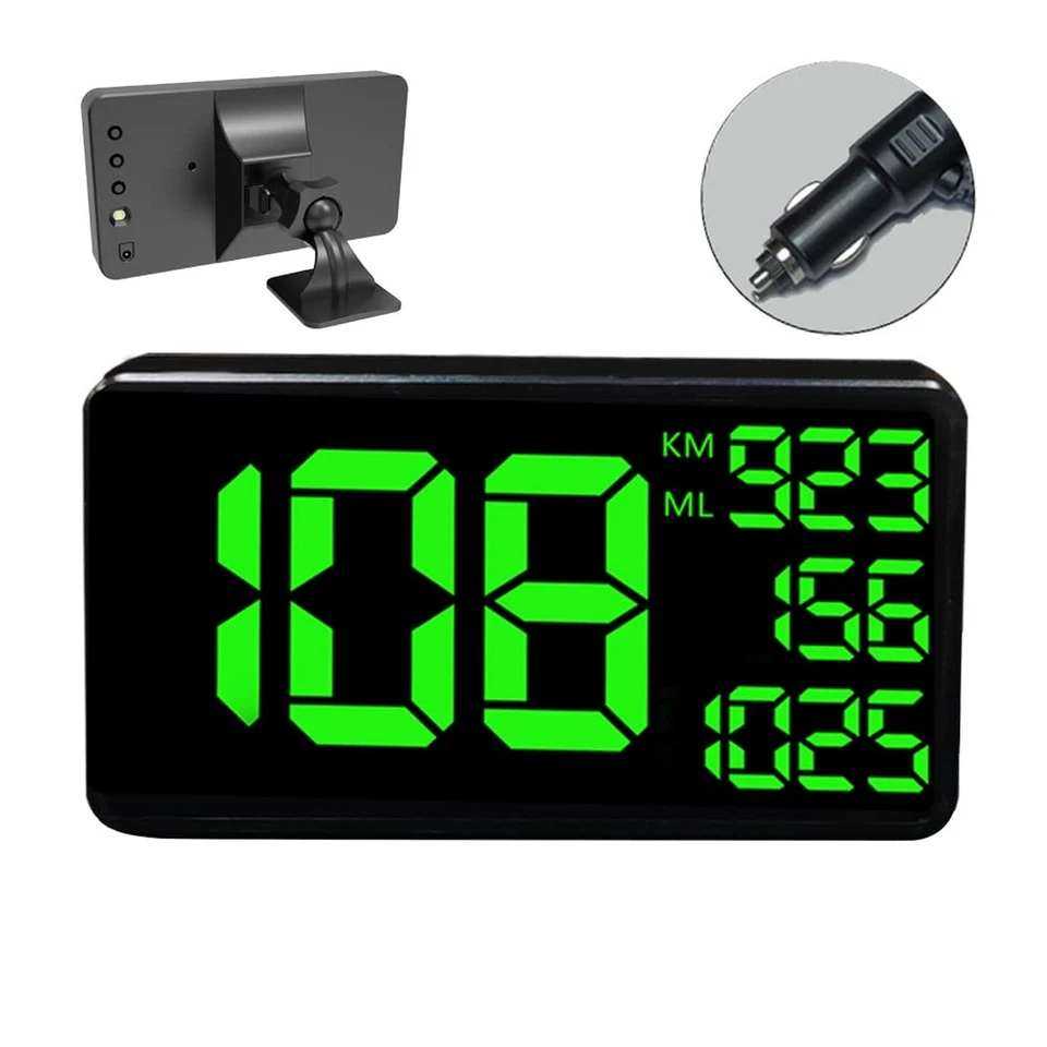 Truck GPS Speedometer 6.2 inch Extend Digital Display Vehicle Odometer Trip M... - Image 1 of 4