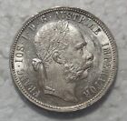 1889 AUSTRIA 1 FLORIN SILVER COIN AU-UNC PROOFLIKE STRIKE A BEAUTY