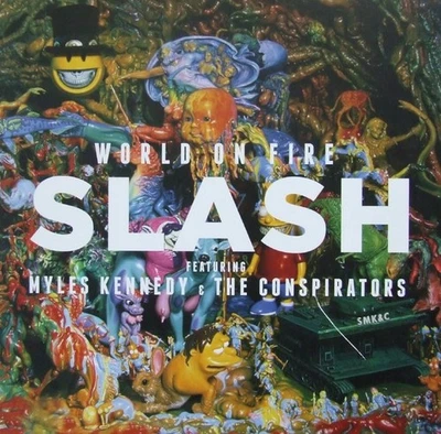 Slash Featuring Myles Kennedy And The Conspirators - World On Fire (2xLP) (Near - Photo 1/4
