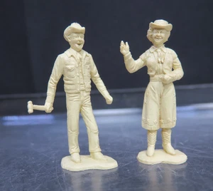 Marx Wild West Spielset Dale Evans & Pat Brady Figuren Figuren 60er Jahre - Bild 1 von 3