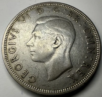 Gran Bretaña 1944, media corona R47 Foto 1 de 2