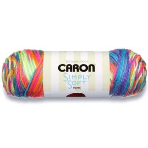 Simply Soft Paints Yarn 4 Medium Worsted Gauge 100% Acrylic - 5oz - Rainbow B - Picture 1 of 6