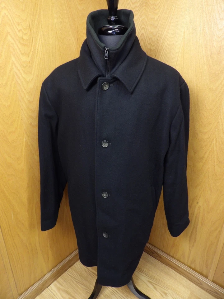 Lauren Ralph Lauren Overcoat Top Coat Winter Coat 54r Wool Nylon Insulated B#7 - Image 1 of 4