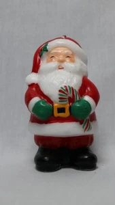 Candela bastone caramelle Babbo Natale vintage 5,5" senza profumo Natale vacanze invernali - Foto 1 di 2