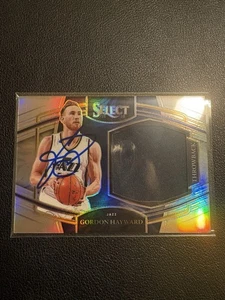 2021-22 Panini Select Gordon Hayward Signed Patch Silver Prizm Ip Auto Gtp - Picture 1 of 2