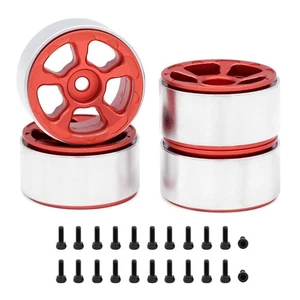 4 STÜCKE 1,0  Metallfelgen für 1/24 1/18 RC Crawler Car  SCX24 AX21445 - Bild 1 von 6