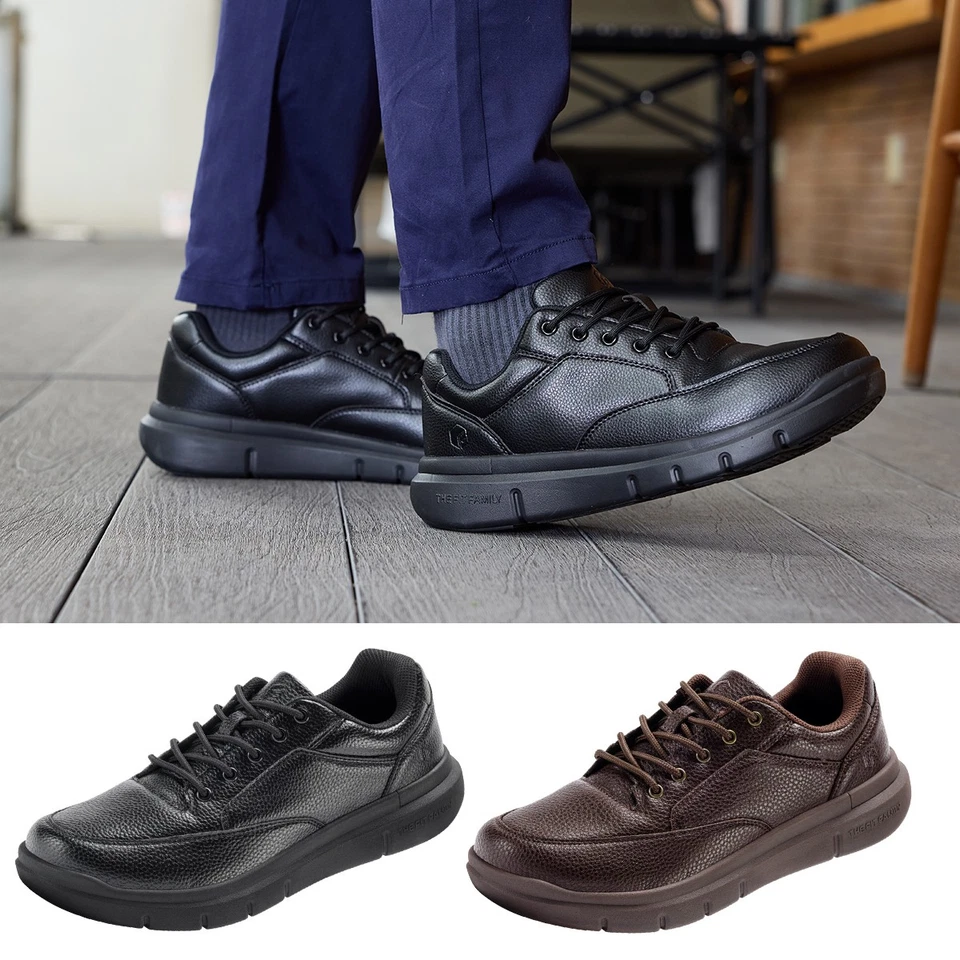 FitVille Herren Weit Lederschuhe Business Mokassins Walkingschuhe Turnschuhe