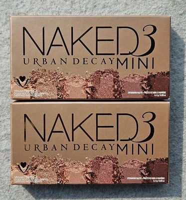 Urban Decay Naked3 Basics Eyeshadow Palettes - Lot Of 2 - Vegan Formula L@@K - Image 1 of 2