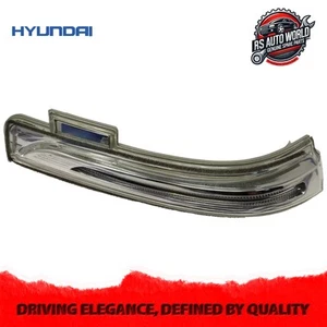 Hyundai oem creta mirror outside indicator lamp left side 2015-21 87613A0000 - Picture 1 of 5