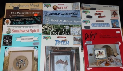 Cross Stitch Leaflets - Southwest and Native American Designs - Image 1 of 4