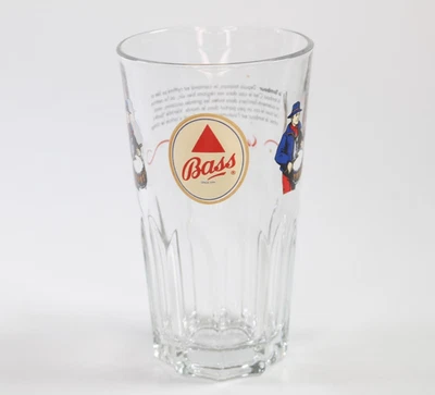 Vintage Bass Brewery Half Pint Beer Glass Carnaval 2001 Rare - Image 1 of 4