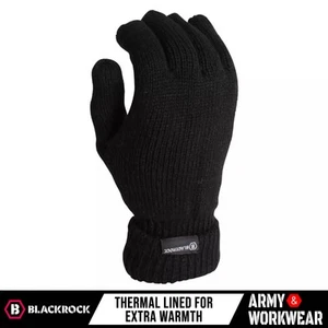 Blackrock Thermal Gloves Hi Density Fabric Double Thickness Warm, Acrylic Lined - Picture 1 of 5