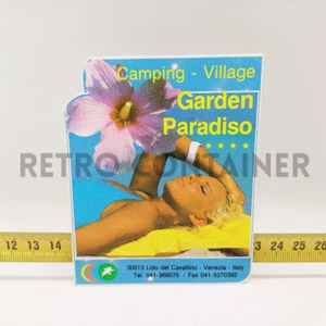 Vintage Aufkleber Sticker Aufkleber 80er Jahre - Camping Garden Paradiso Jesolo REF. C4 - Bild 1 von 1