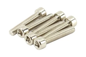 Tornillos de poste de cabeza hexadecimal Humbucker P90 métrico M3 niquelado cantidad 6 - Imagen 1 de 1