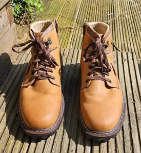Joseph Seibel Mens Chance 51 Combat Boots Tan Size 11 UK (46 EU) - Picture 1 of 7