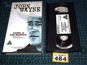 Angel & The Badman - VHS Video (UK PAL) - John Wayne 1947 western/romance