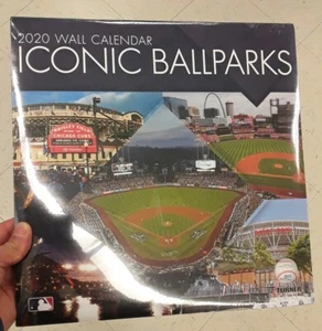Turner Licensing 2020 MLB Iconic Ballparks Wall Calendar w/ Stapled Binding New! - Picture 1 of 2