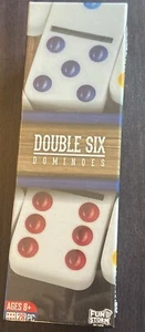 Doppelsechs Dominosteine 28 farbige Punkte Dominos (CT) - Bild 1 von 5